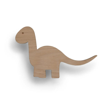 Dino wall hook - oak